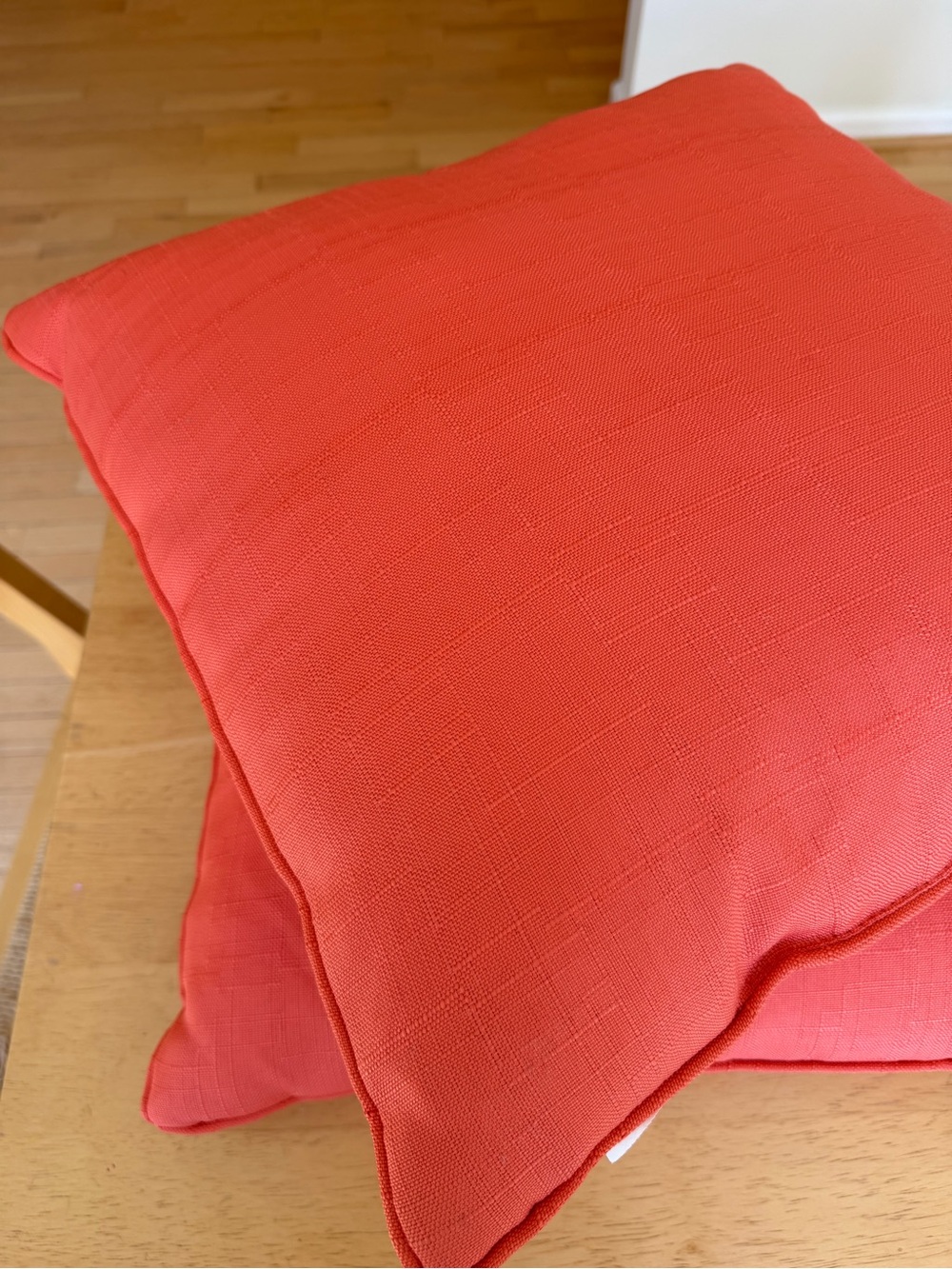 Nautica Home Decorative Throw Pillows- Color- Coral- Set of 2